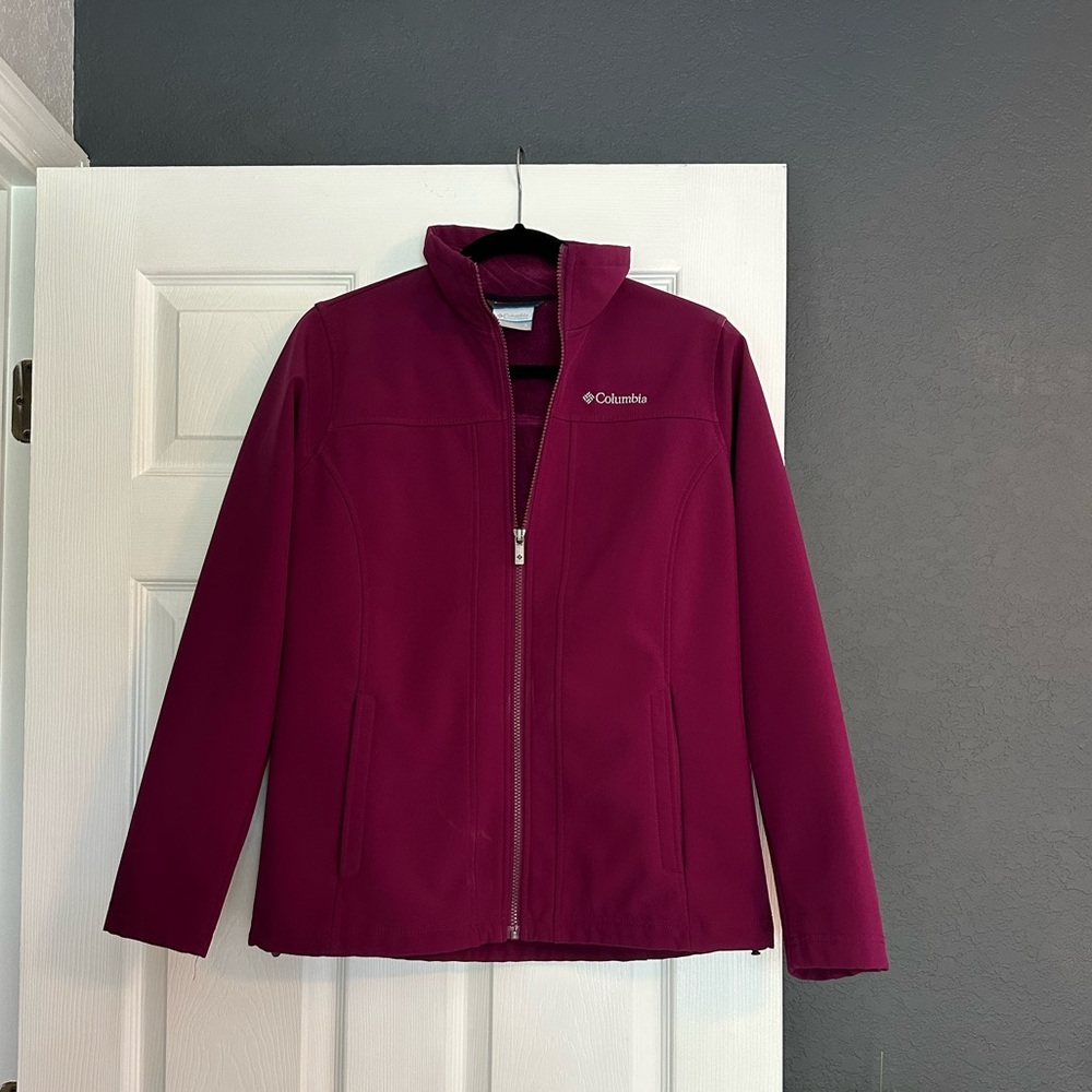 Columbia Purple Softshell Jacket